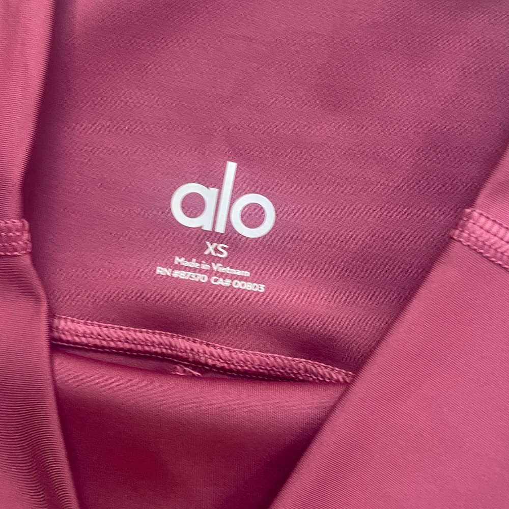 ALO Yoga Dusty Rose Leggings Sz XS 27” inseam - Picture 2 of 4